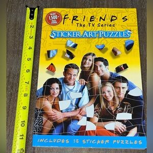 FRIENDS the TV Series Sticker Art Puzzles Book New